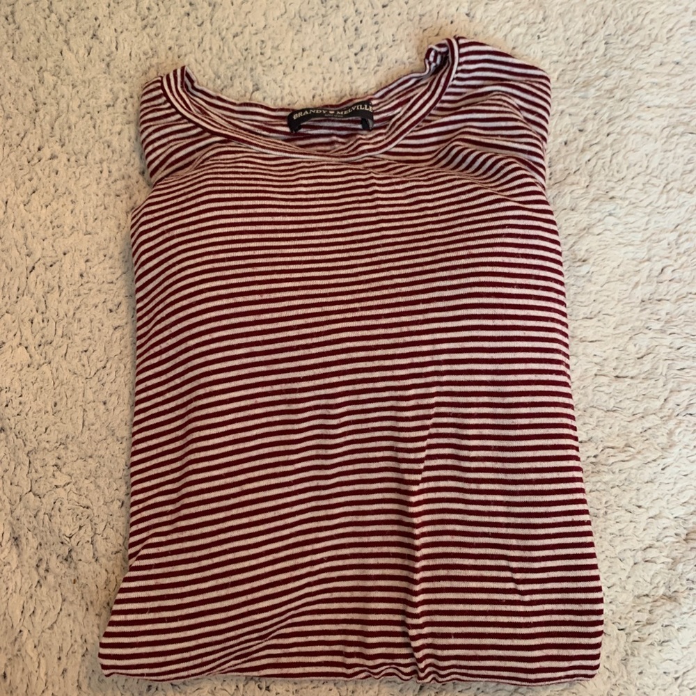 One Size Striped Brandy Melville T-Shirt Dress